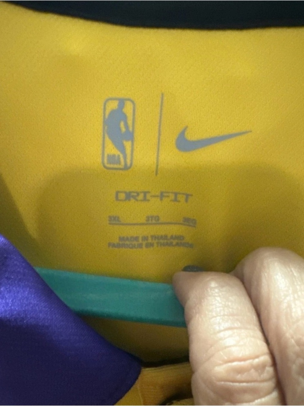 Nike Los Angeles Lakers Showtime City Edition Warm Up Team Issue Rare XXXL - Picture 5 of 7